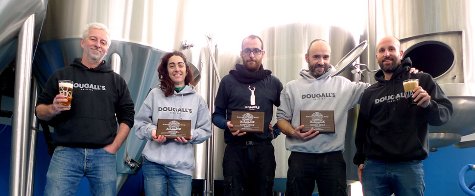 Las cervezas de Dougall’s, galardonadas en la ‘Barcelona Beer Challenge’